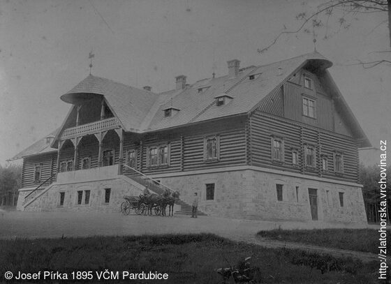 Lovčí zámeček Ráby 1895